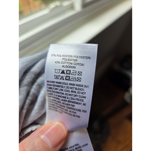 Lucky Brand Women Large Gray and Beige Camo Tops Shirts, Large, Set of 2 - Picture 5 of 11